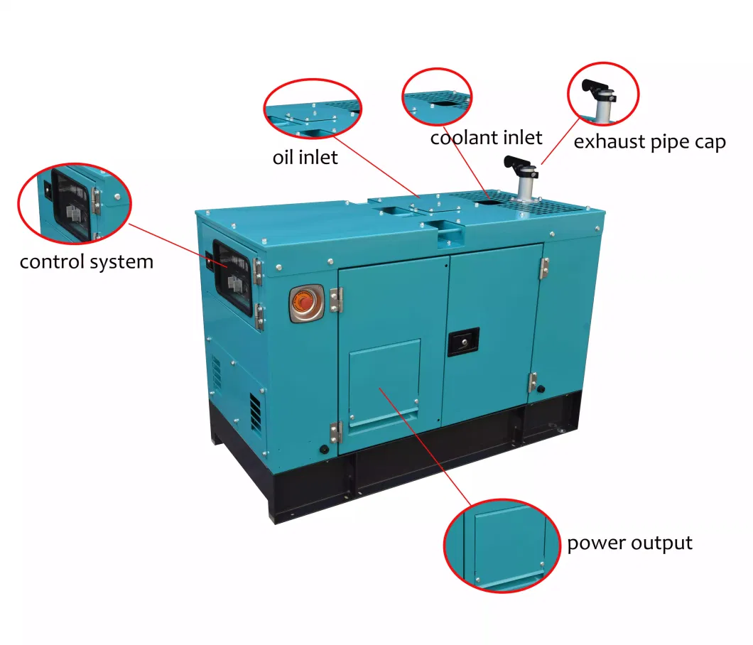 100KW Silent Type Diesel Generator 125KVA Diesel Genset Generator with Cummins Engine