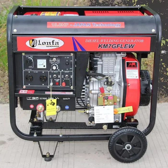 King Toyo Max Power High Quality 5kw 5kVA 6kVA 200AMPS Welding Generators Diesel Welding Welder Electric Power Silent Generator Price List