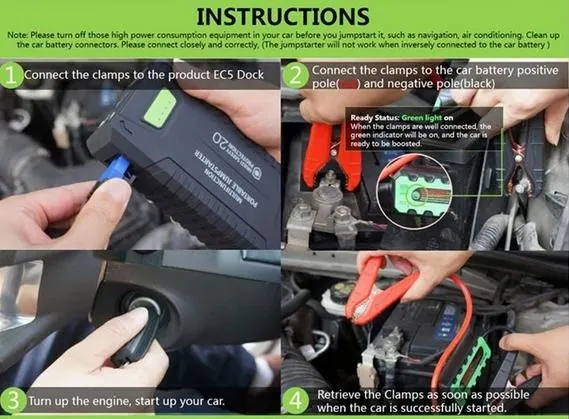 Hot Selling High Quality Mobile Auto Jump Starter 20000mAh