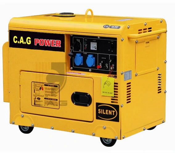6.0kw 6.0kVA 6000watts 7500W Air-Cooled Engine Silent Portable Diesel Whole House Generator