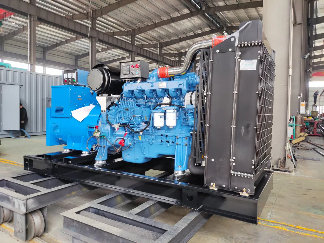 Industrial 300kVA 350 Kw 400kw 500kVA 650kVA ATS Power Open Type Diesel Generator with Yuchai Engine Low Emission
