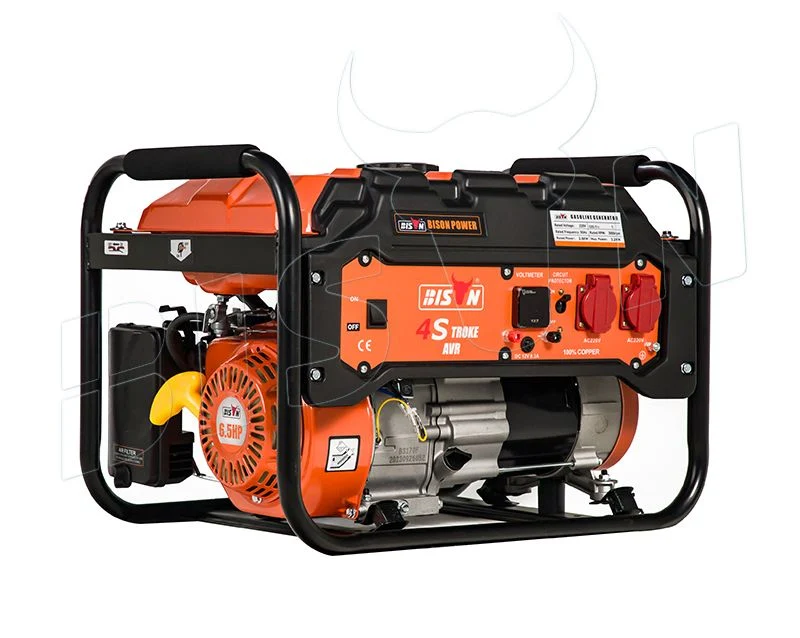 Ready in Stock Bison (China) Small 2kw 2kVA 2.5kVA New Design Copper Wire Portable Power Gas Gasoline/Petrol Electric Generators