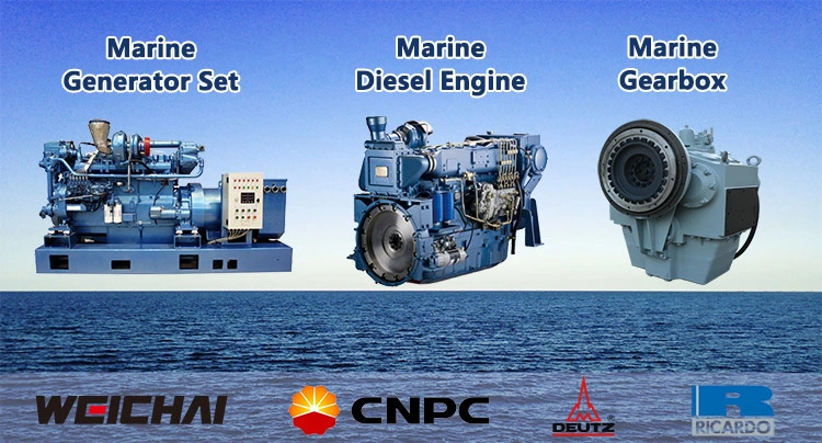 Saltwater Water Cooled Marine Diesel Generator 25kVA 24kw 60 Kw 80kVA 80 Kw Waichai Generators