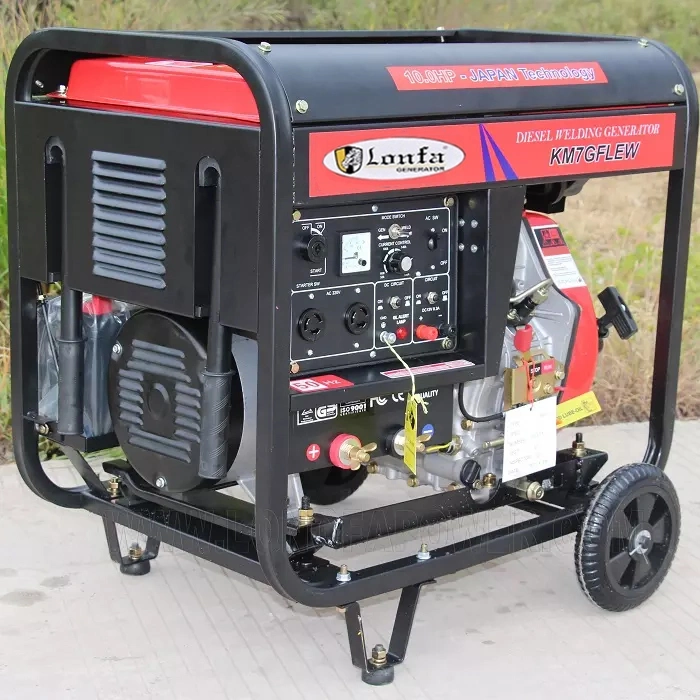 King Toyo Max Power High Quality 5kw 5kVA 6kVA 200AMPS Welding Generators Diesel Welding Welder Electric Power Silent Generator Price List