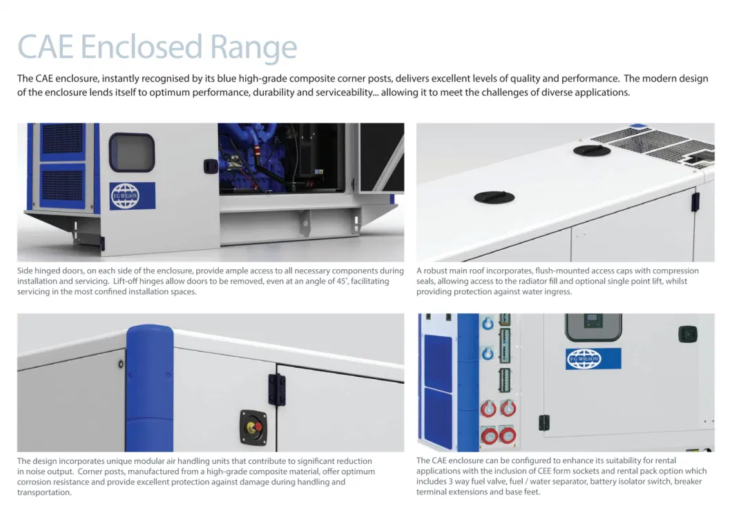 3kVA 4 Kw 4kVA 4000 W 5 Kw 5 kVA 5000 W 6 Kw 6 kVA 6000 W 7 Kw 7 kVA 7000W 8kw 8 kVA 10kw Fg Wilson 3 Phase Silent Soundproof Diesel Generator