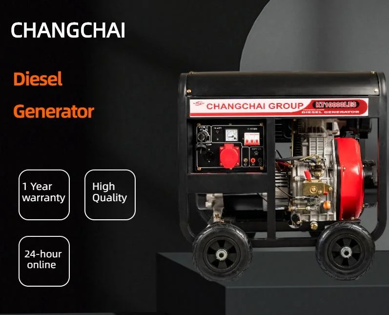 Open Type 5kw Air Cooled Portable Emergency Diesel Welder Generator