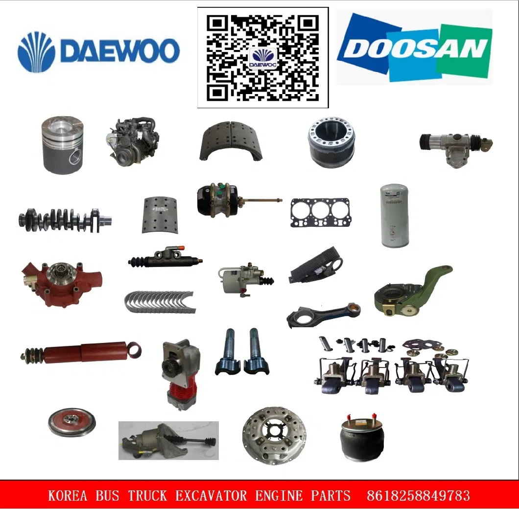 Genuine Doosan Diesel/Gasoline Engine Parts for/Excavator/Truck/Generator/Daewoo Bus Auto Spare Parts