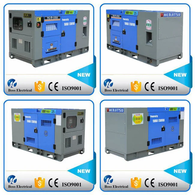 5kVA 10kVA 20kVA 25kVA Isuzu Yanmar Kubota Japan Engine Open Frame Soundproof Diesel Power Generating Set 50Hz 60Hz Open Silent Electric Generator