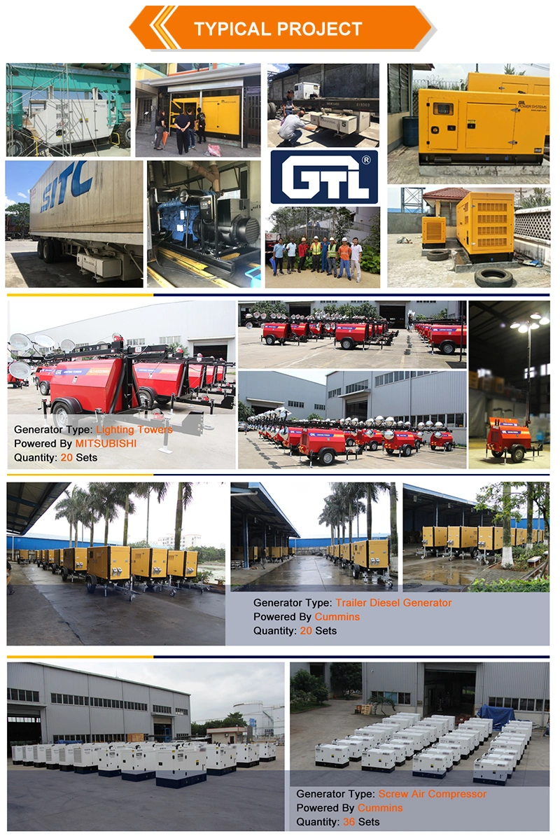 Gtl Manufacture 15kw Underslung Generator Set 18kw Diesel Reefer Generator
