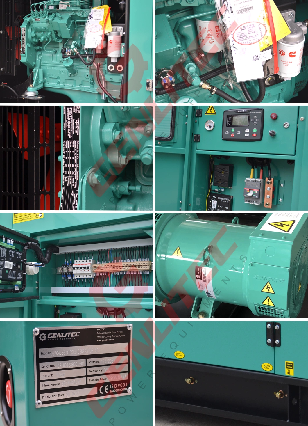 Silent 100kw Generator 125kVA Cummins Diesel Generator Price