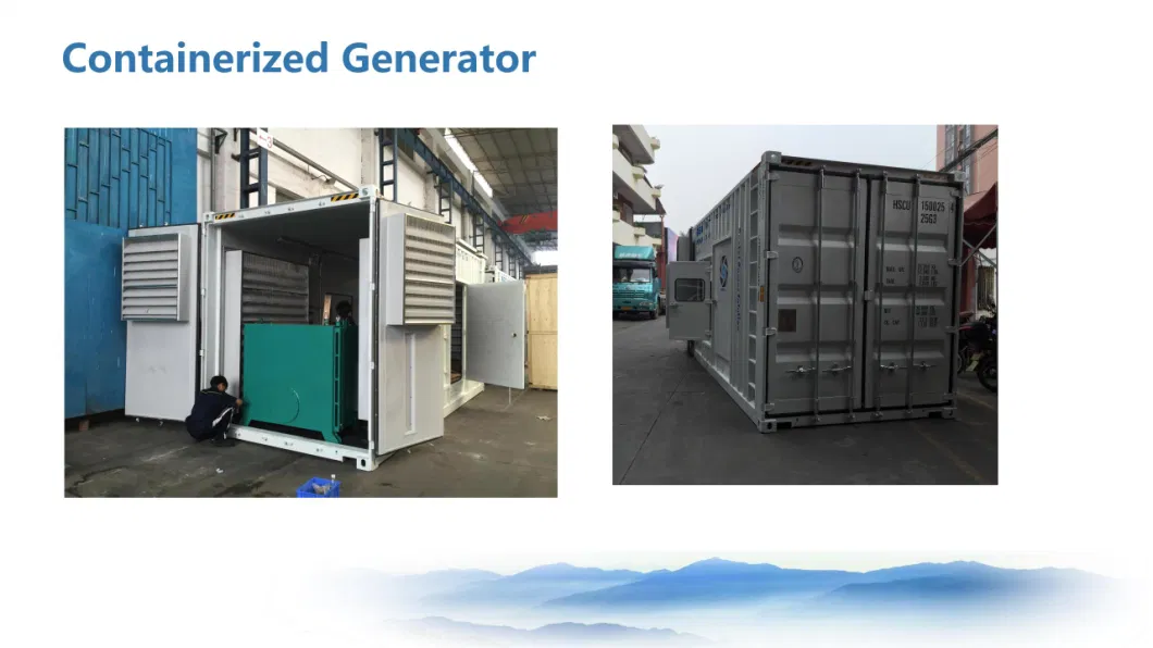 Diesel Generator Set Soundproof Generator Industrial Generator Set Fixed Generator 20kVA to 3000kVA
