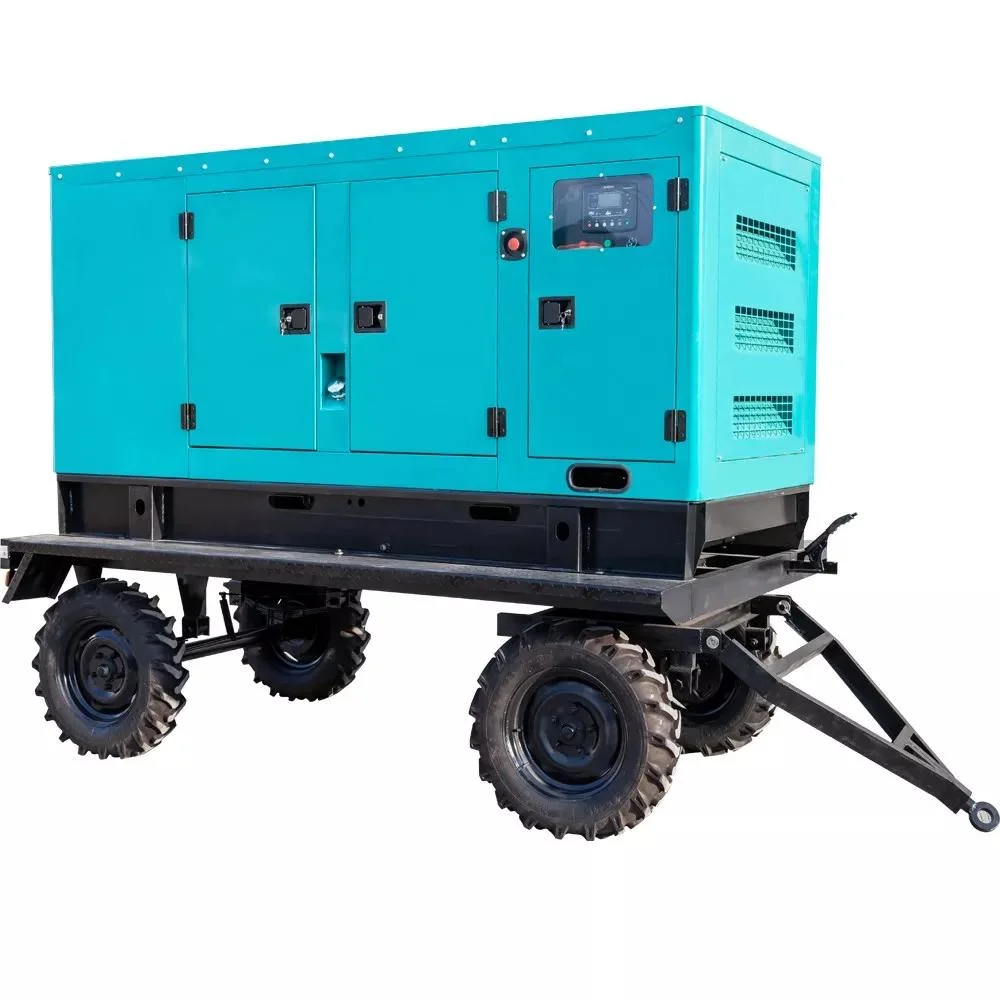 Power Hf Ricardo Series 20 Kw 25 kVA 50 Hz 60 Hz Single 3 Phases Water Cooled Trailer Open Frame Silent Diesel Generator Set with 4 Cylinders 4 Strokes Engine