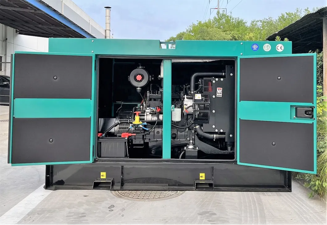 30kVA Portable Silent Diesel Generator with Cumins Engine 4b3.9-G12 24kw Diesel Generator Price