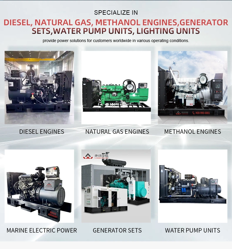Open Frame Silent Diesel 3 Phase Generator 120 Kw Diesel Generators for Domestic Use