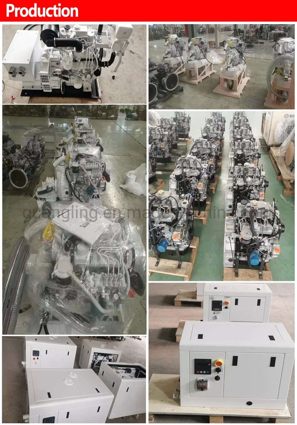 Marine Diesel Engines Generators 20 Kw 25 kVA 25kv DC Generator Soundprof