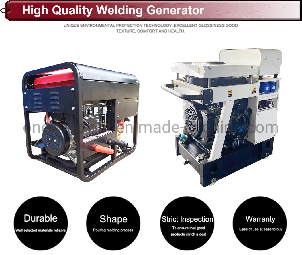 200AMP Portable Welding Generator Machine 5kw 7kVA Air Cooled Deisel Generator