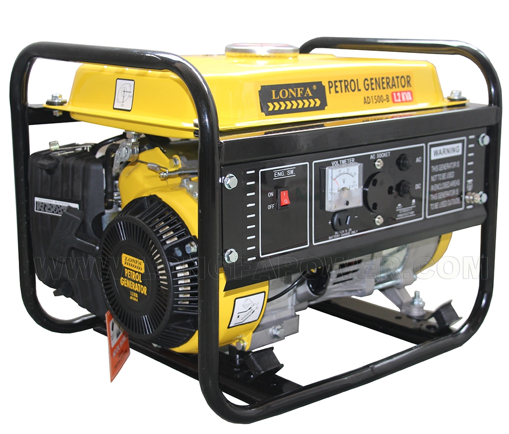 Hot Sale Portable Manual Start 1000 W 1 kVA 1 Kw 1500 W 1.5 kVA 1.5 Kw 3000 W 3 kVA 3 Kw 7kw 7kv Home Use Petrol Generator by Gasoline Engine with CE Soncap