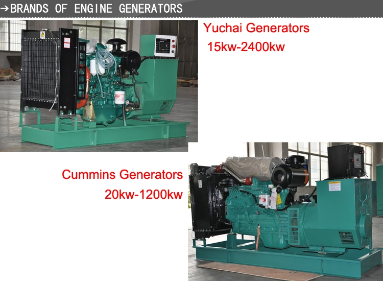 100 Kw 200 Kw 300 Kw 400 Kw 500 Kw Generator Set Price with Silent Box ATS