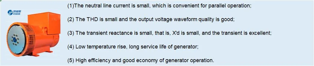 Sg Series High Power Permanent Magnet Excitation System AC Brushless Generator with Pure Copper