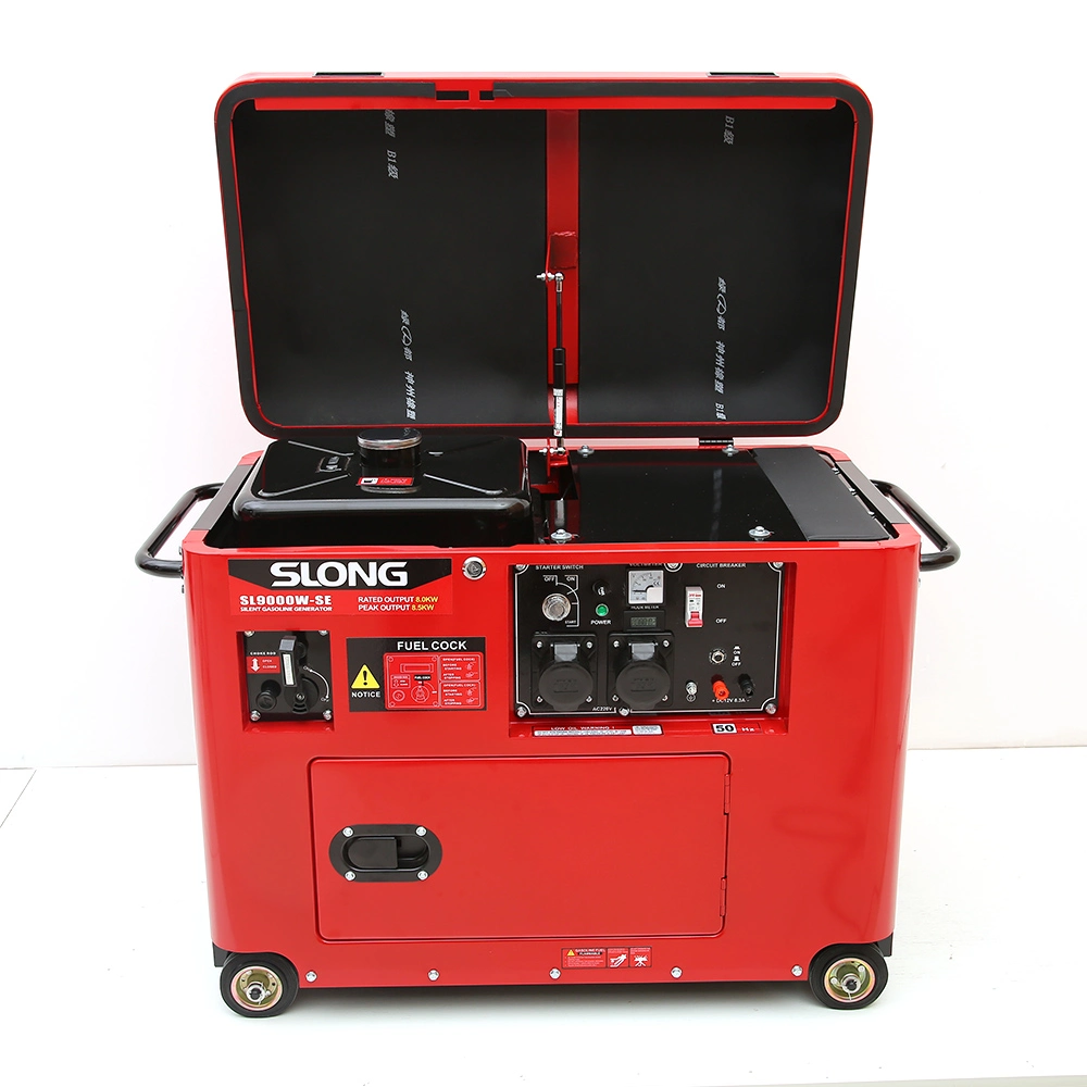 E. Slong Brand Standby Power Electric Super Silent Gasoline Generator 8kw