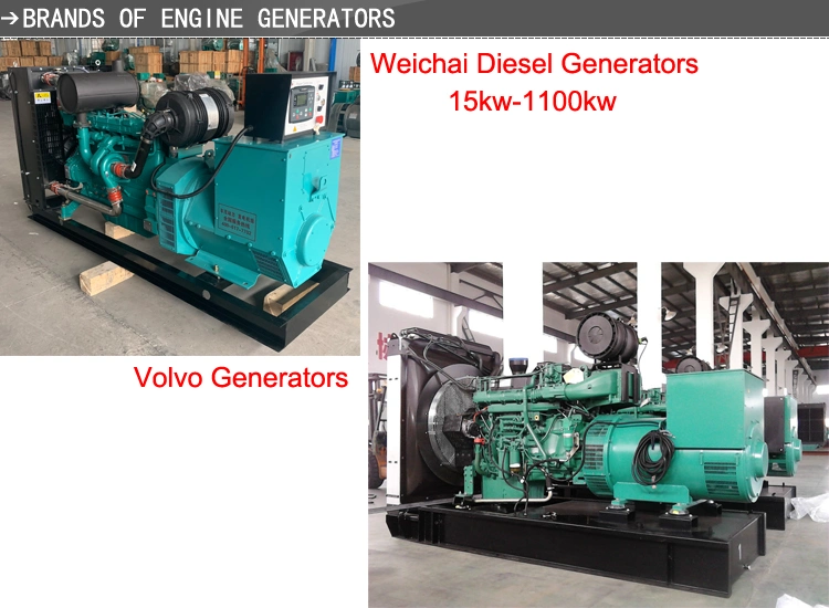 100 Kw 200 Kw 300 Kw 400 Kw 500 Kw Generator Set Price with Silent Box ATS