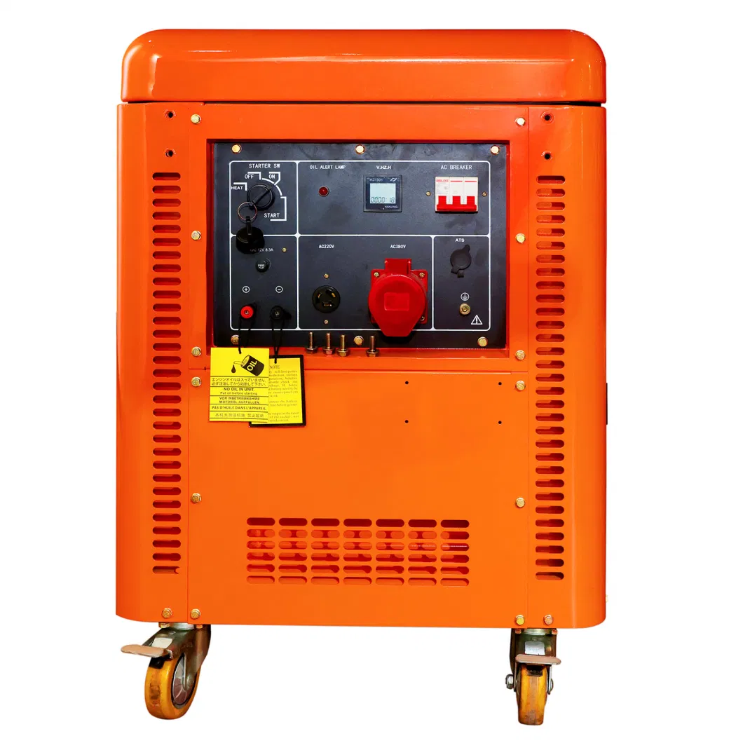 5kw 6kva Three Phase Air Cooled Silent Electric Diesel Generator
