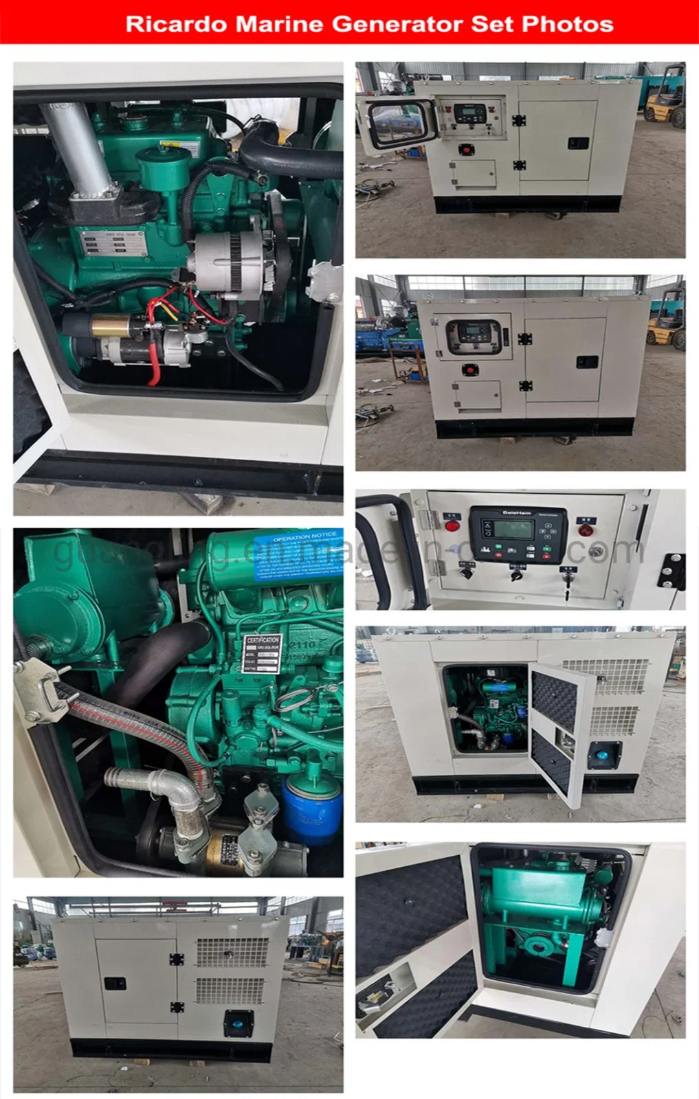 Marine Diesel Engines Generators 20 Kw 25 kVA 25kv DC Generator Soundprof