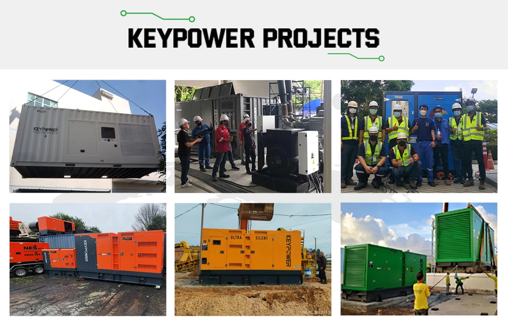 Keypower 500kVA Price Groupe Electrogene 3 Phase 125 kVA 250kVA Power Super Silent 100kVA Diesel Generator with Cummins Engine Parts