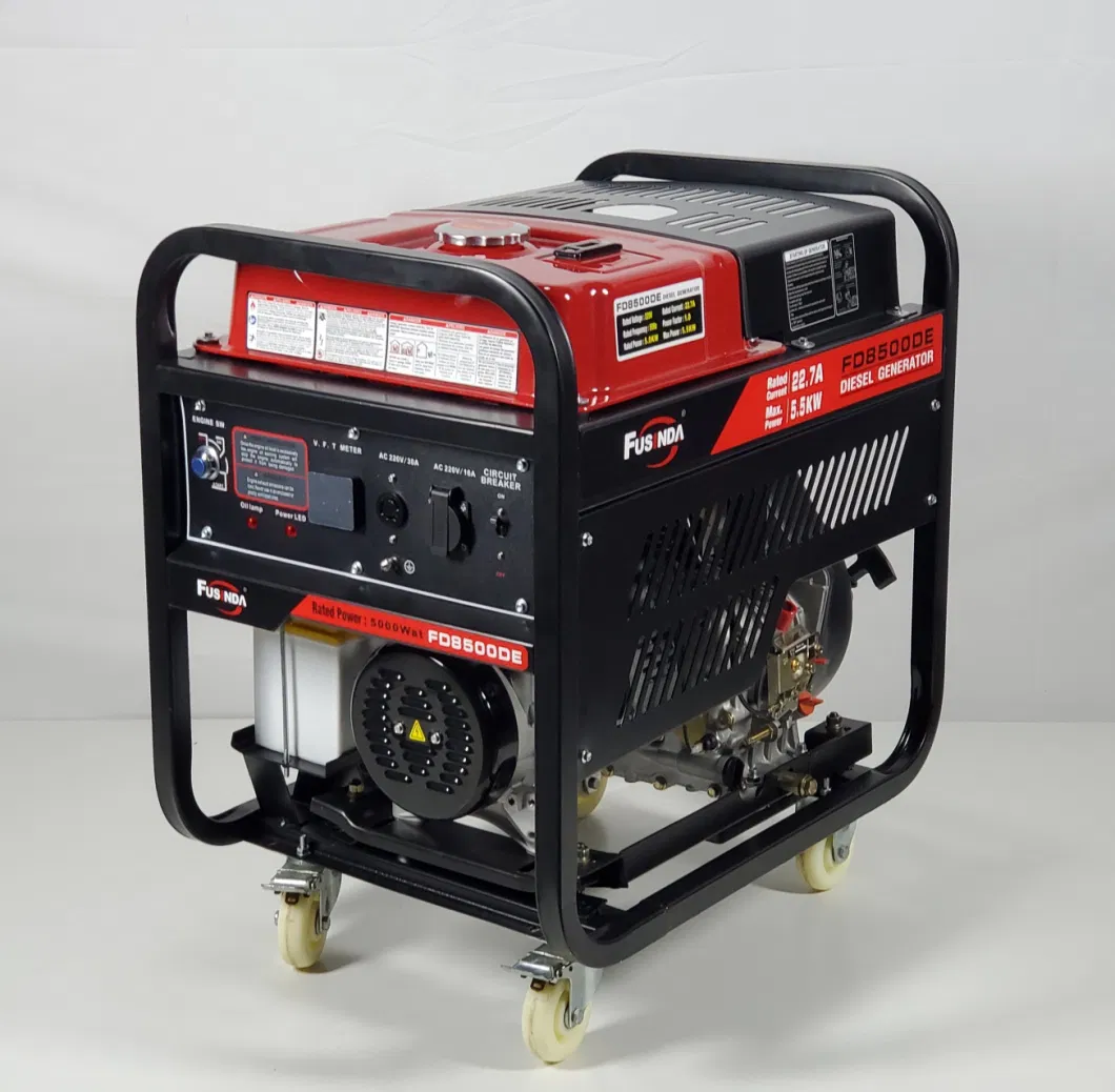 5kVA 6kVA Diesel Generator Sets Manufacturers Home Use Domestic Generators Open Frame