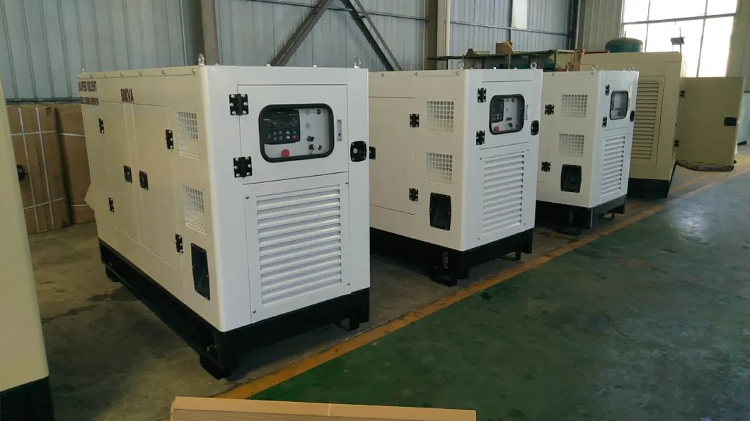 Famous Brand 20kVA 30kVA 40kVA 50kVA 80kVA 100kVA 100 Kw 125 kVA Low Rpm Diesel Engine Electric Generator with Global Warranty