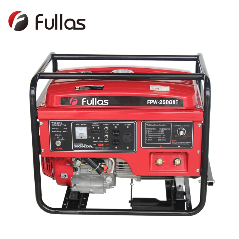 FPW250GXE 50/60Hz 5-5.5 KW Electric Start 250A Welding Gasoline generator powered by GX390