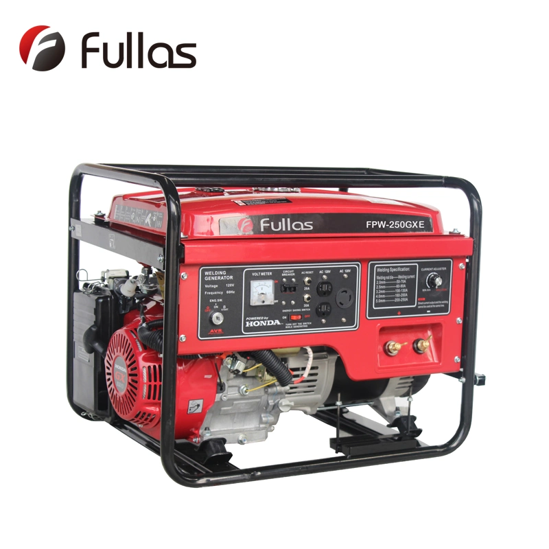 FPW250GXE 50/60Hz 5-5.5 KW Electric Start 250A Welding Gasoline generator powered by GX390