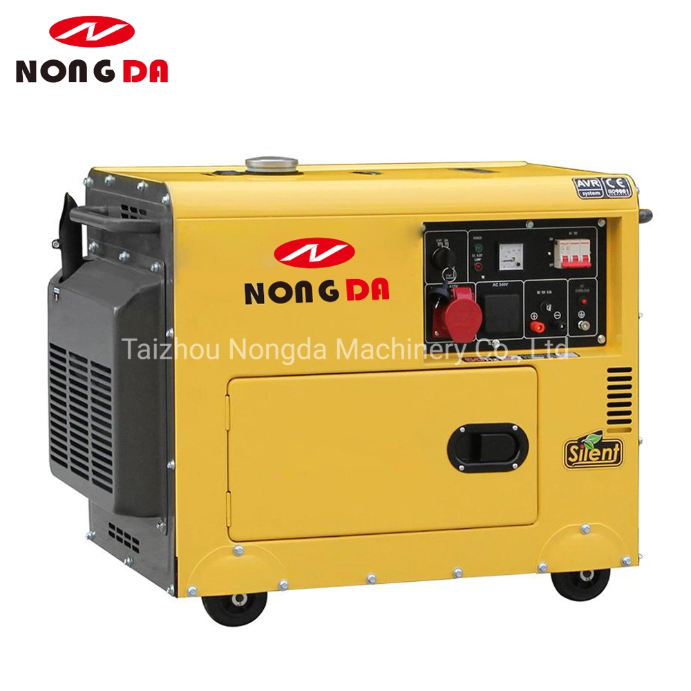 5kVA 6.5kVA 7.5kVA 8kVA Air Cooled Soundproof Silent Diesel Generator