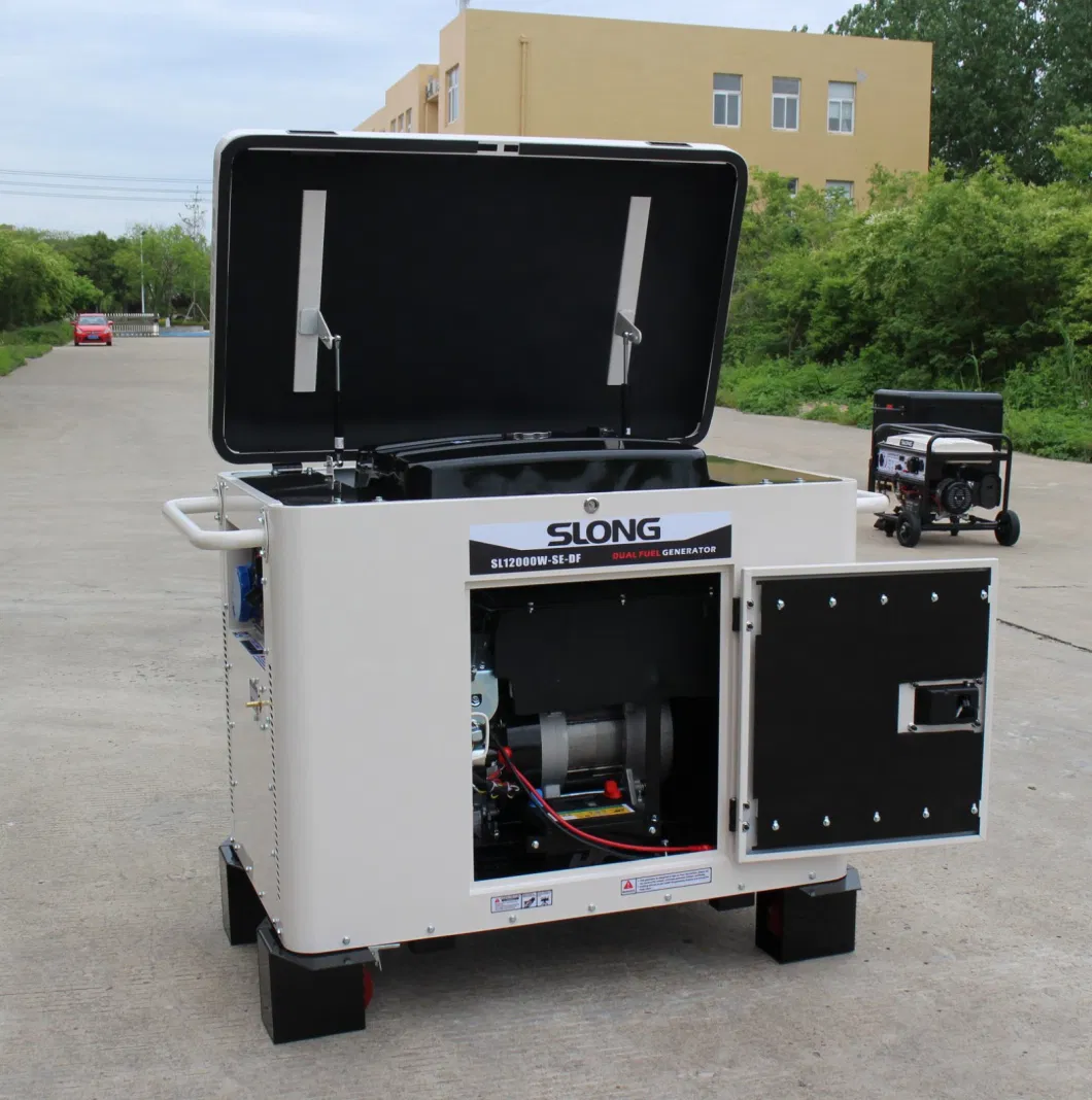 E. Slong Brand Silent 10 Kw Natural Gas Generator