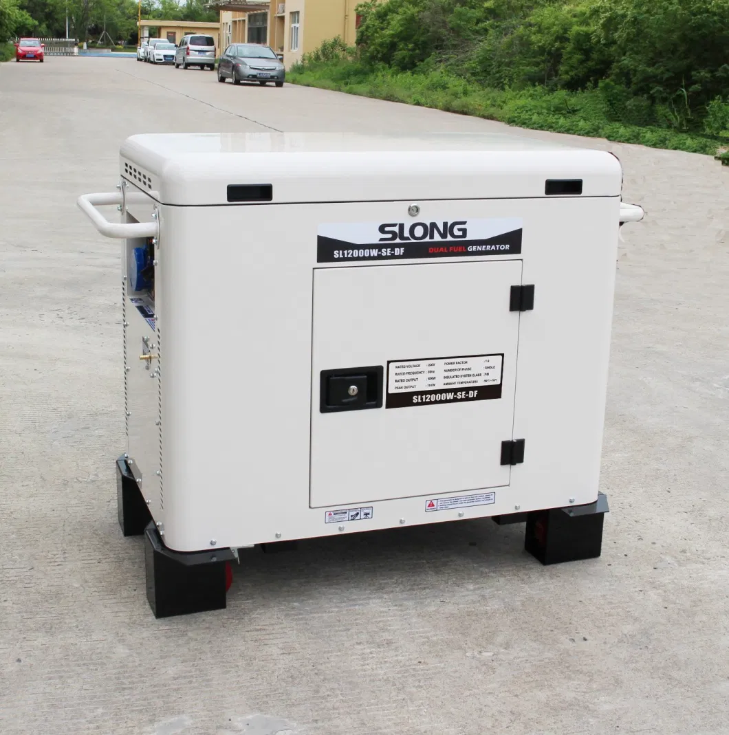 E. Slong Brand Silent 10 Kw Natural Gas Generator