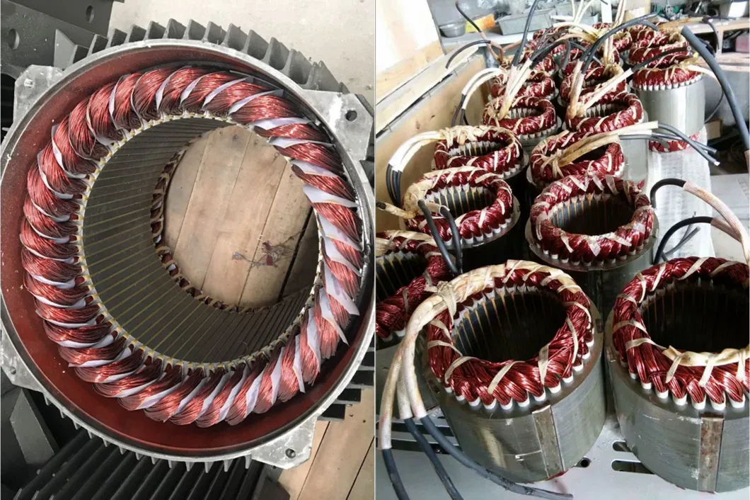 Brushless Electric Permanent Magnet Generator 1000kw 1MW 1000rpm 120rpm 1500rpm 1800rpm