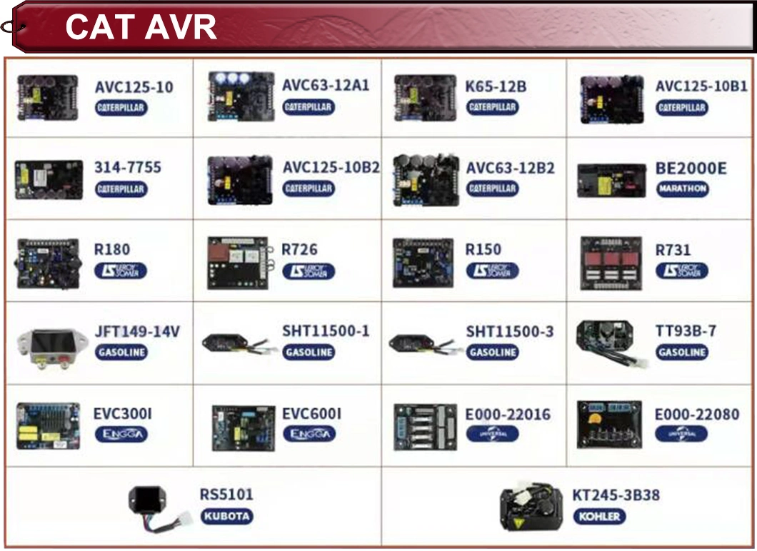 Ce Certified Genset AVR Circuit Diagram Sx460 for AC Brushless 150kVA 200kVA 250kVA Diesel Generator/Generador AVR Price 3 Phase Automatic Voltage Regulator