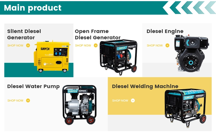 1 Phase 10 kVA 10 Kw 2 Cylinder Silent Small Diesel Generator