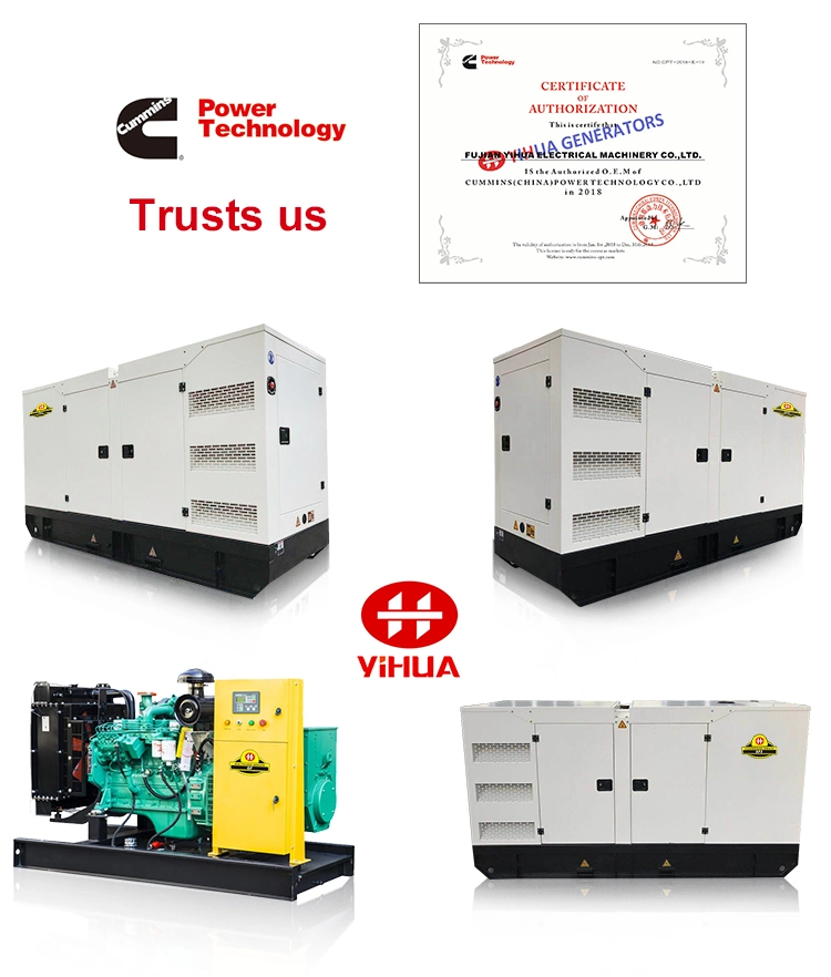 Factory Electric Start 20 Kw-500 Kw Soundproof Diesel Generator