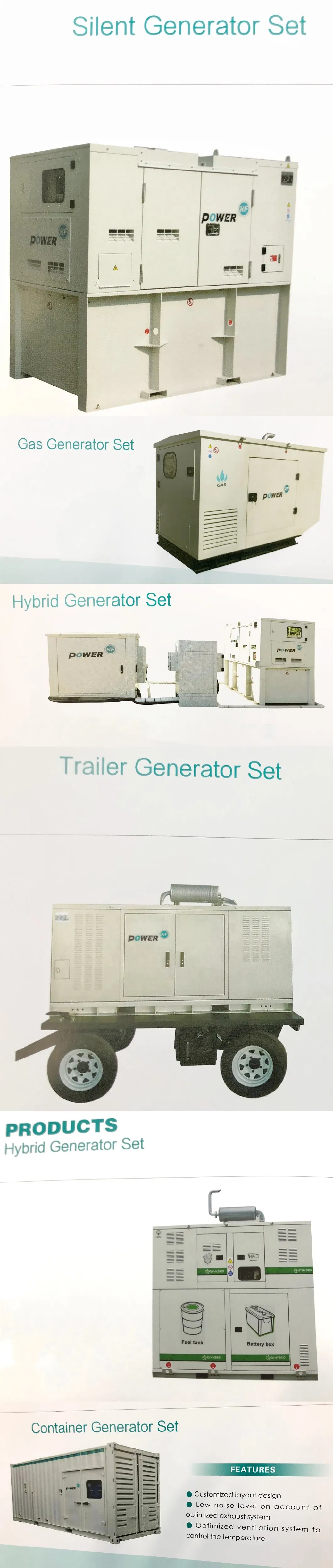 Low Fuel Consumption Compression Ignition 30/50/60/80/125 KW Three-Phase Four-Wire Water Cooled Standby 100kVA 80kw Diesel Generator/Open Fram Diesel Generators