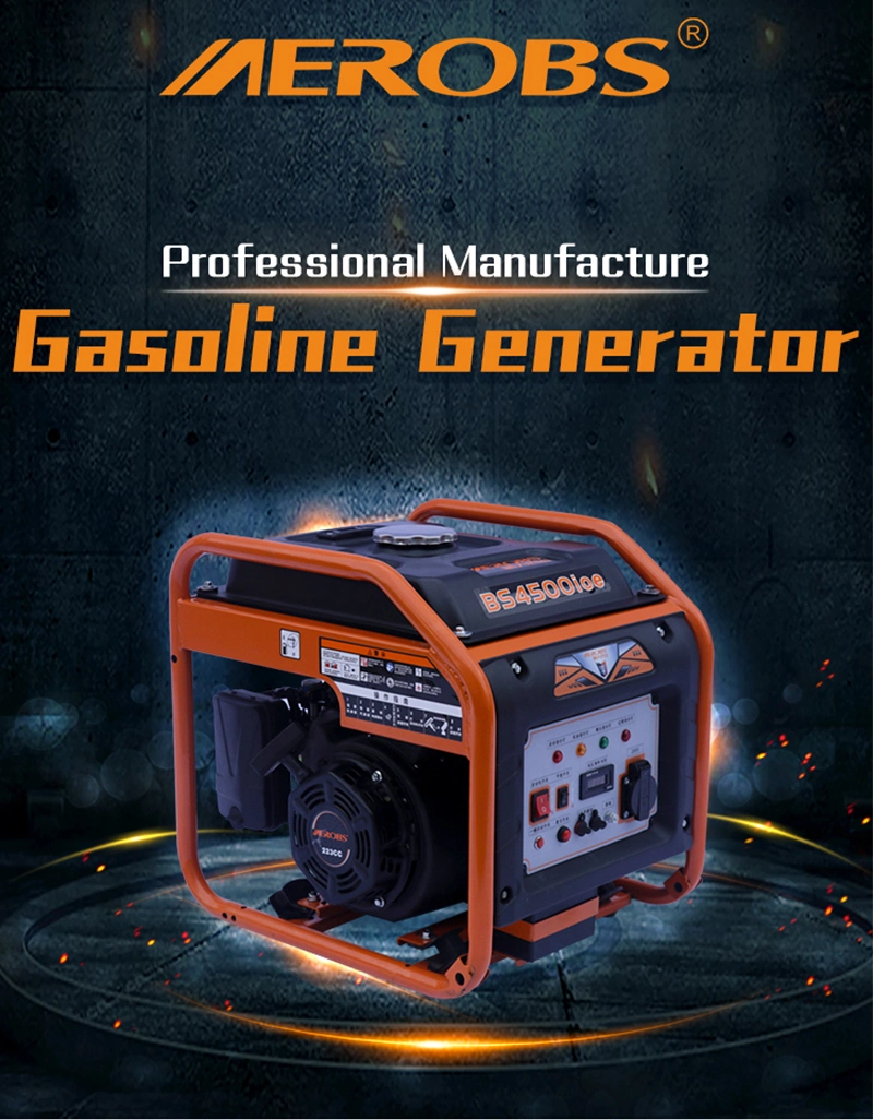 4.8/3600 Kw/ (R/Min) 33.3/35kg Aerobs 480*400*450mm Portable Digital Inverter Petrol Generator