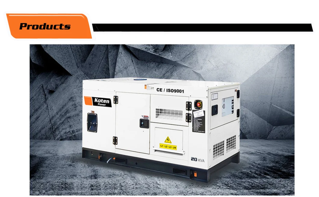 25 kVA 20 Kw Ricardo N4100ds-30 Sound Proof Diesel Generator