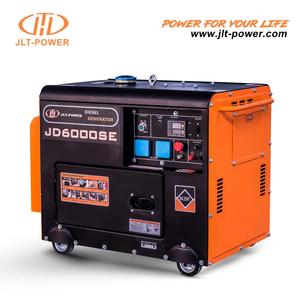 3kVA 4kVA 4.5kVA 5kVA 6kVA 7kVA 8kVA 10kVA Portable Silent Diesel Generator with CE for sale