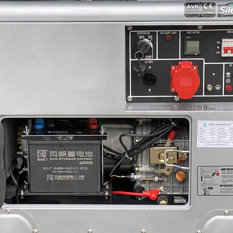 High Quality Cheap 5/10/15/20kVA 15 Kw Portable Silent Diesel Generator Price