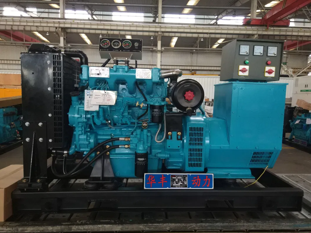 Standby Power 110 kVA Prime Power 80 Kw 100 kVA 3 Phases 50 Hz Power Factor 0.8 8 Hours Fuel Tank Water Cooled Open Diesel Generator with 100 Kw 6 Engines