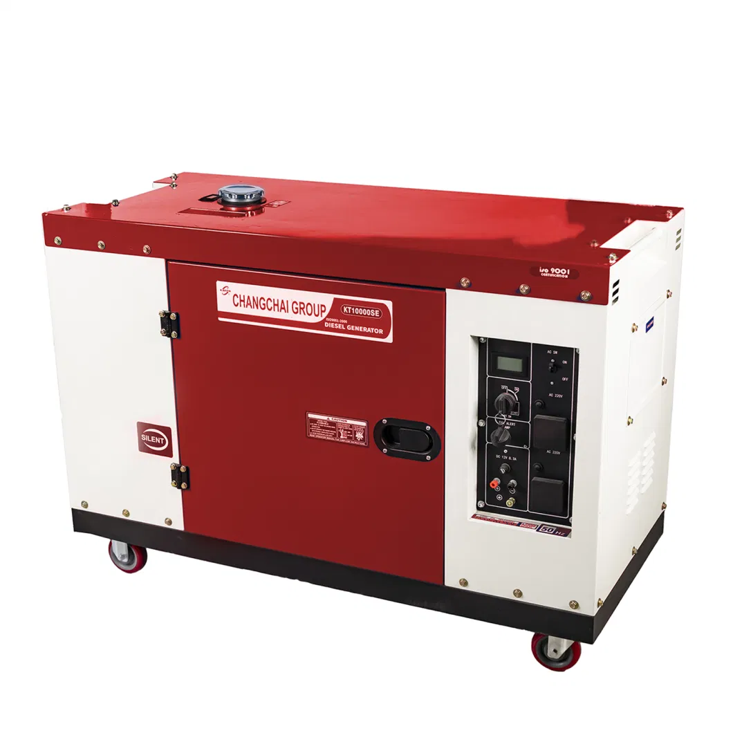 Portable 6kw 6kVA 10HP Diesel Engine Powered Super Silent Diesel Generators for Home Use