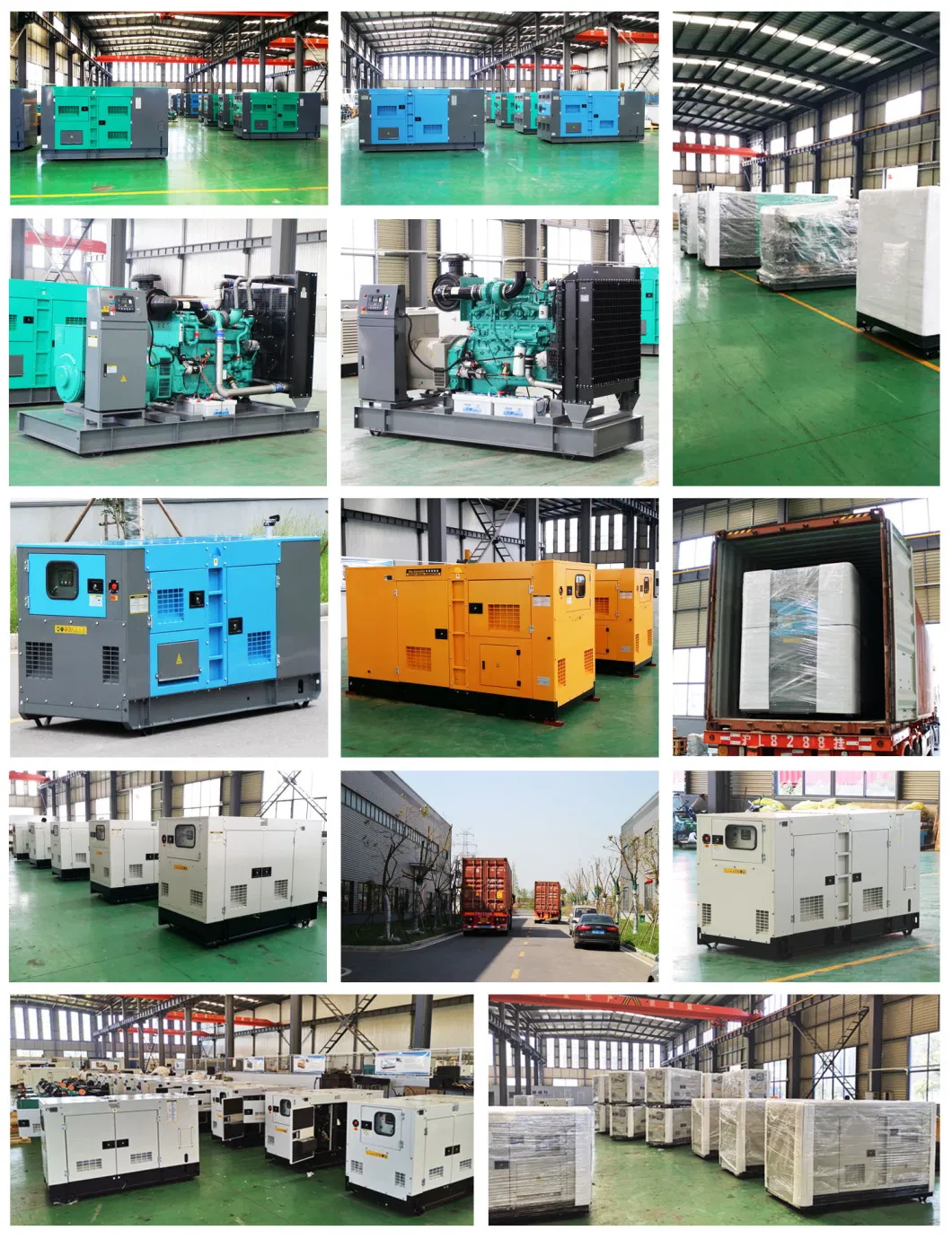 Factory Price 20/25/30/35 Kw kVA Generator Silent or Open Diesel Generators