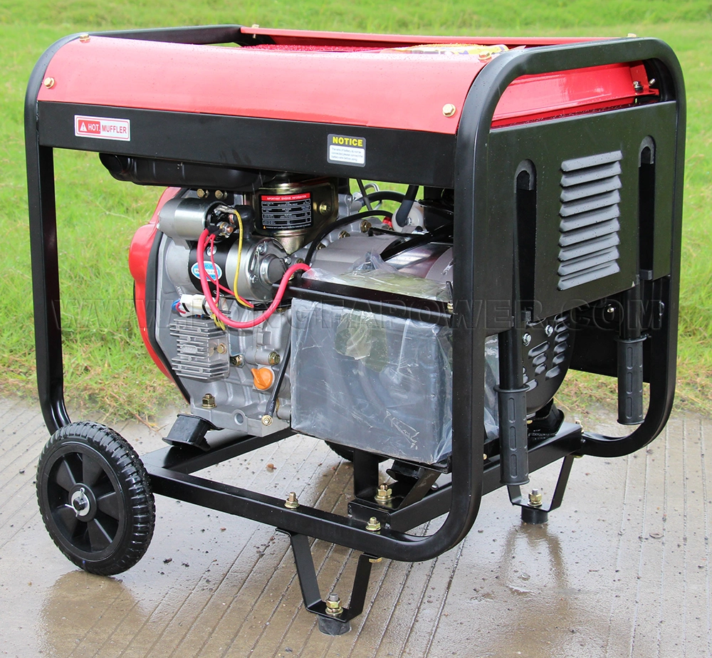 Portable Gasoline Diesel Inverter Welding Generator for Sale 200 250 300 AMP 5kVA 6kVA 7kVA Gas Engine Driven Stick Welder Generator and Welding Machine Price