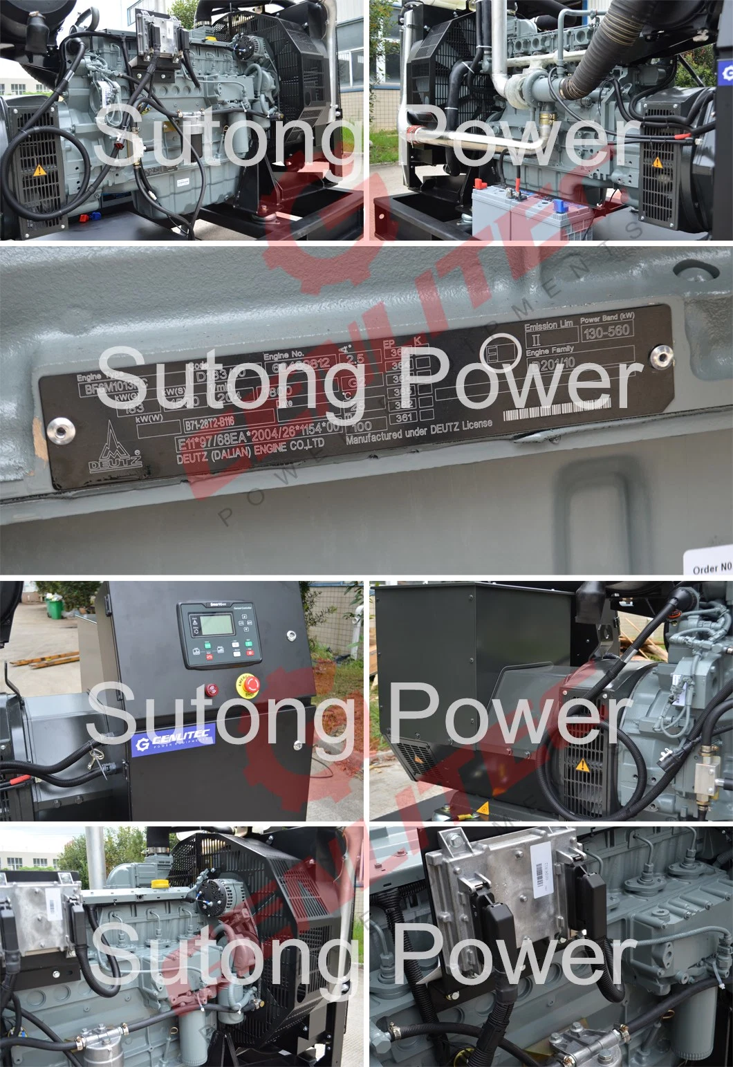 Cumins/Perkins/Deutz/Shangchai 500/625/650/700kVA Container/Containerized Black-Start Continuous Power Diesel Generator