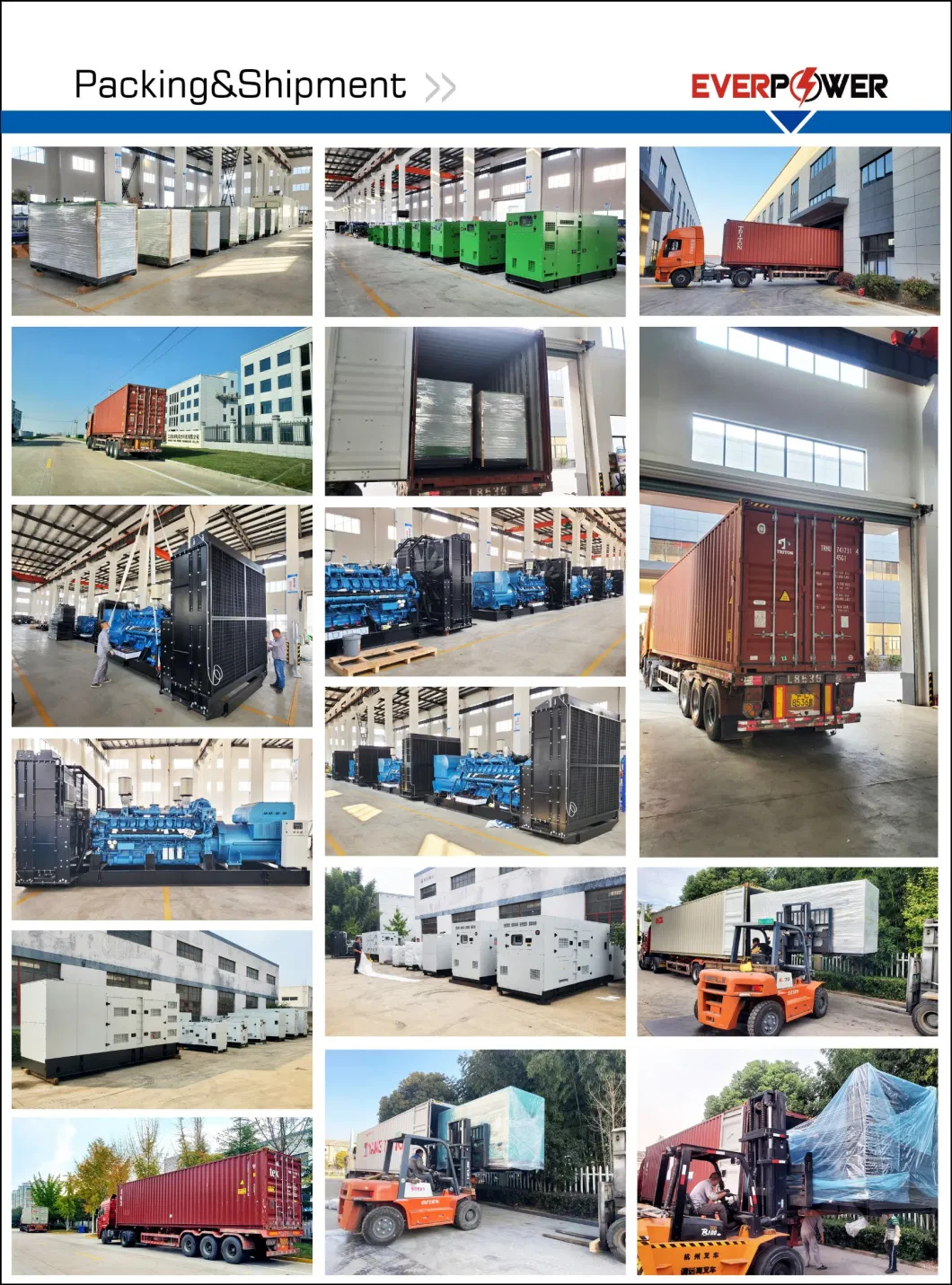 500kw 520kw 560kw 600kw 640kw 700kw 728kw 800kw Cummins Silent Container Containerized Diesel Power Generator Set Genset Perkins Volvo Mtu Baudouin Shangchai CE